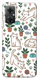 TPU чохол Demsky Cats pattern для Xiaomi Redmi Note 11R