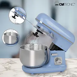 Кухонний комбайн - тістоміс Clatronic KM 3711 Blue 5 л - мініатюра 6