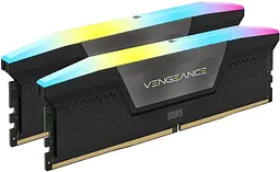 Модуль пам'яті Corsair DDR5 32GB (2x16) Vengeance 6400Mhz RGB XMP/EXPO Grey (CMH32GX5M2B6400Z32) - мініатюра 2