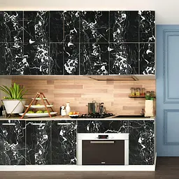 Самоклеюча плівка Sticker Wall 0.45х10м х 0.07мм Чорний мармур з білим SW-00001280 - мініатюра 5