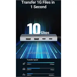 USB-хаб Ugreen CM480 4in1 (30758) [152545] - мініатюра 12
