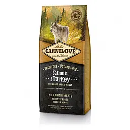 Сухий корм Carnilove Adult Large Salmon & Turkey 12 кг з лососем і індичкою для дорослих собак великих порід