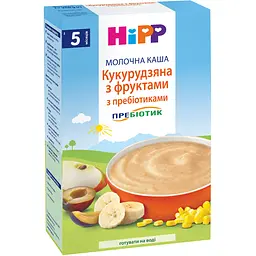 Молочная каша HiPP Кукурузная с фруктами 250 г