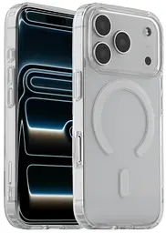 Протиударний чохол для Apple iPhone 17 Pro Clear Case Ultra Hybrid MagSafe Прозорий з магнітом - мініатюра 9