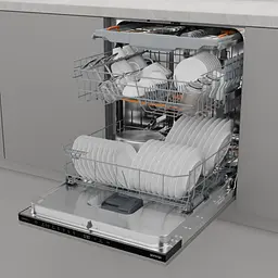 Посудомийна машина Gorenje вбудовувана 16компл. A++ 60см AquaStop автоматичне відчинення - мініатюра 5