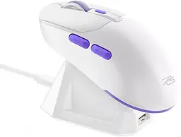 Ігрова миша Proove Gaming Rate Pro Wireless Mouse with Charging Dock white (WMRPCD022002) - мініатюра 2