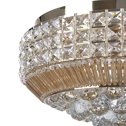 Люстра Brille торт стельова з підсвічуванням LED E14 40W Glass (BCL-615C/3) - мініатюра 2