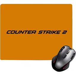 Ігрова поверхня Nextprint Контр Страйк 2 Counter Strike 2 з лого 300 х 250 мм (23628) 