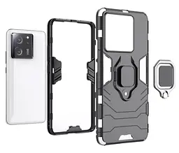 Чохол бампер Primolux Ring Armor для Xiaomi 13T / Xiaomi 13T Pro / Xiaomi Redmi K60 Ultra Black - мініатюра 4