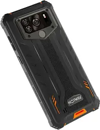 Захищений смартфон Hotwav Cyber W10 Pro 6/64GB АКБ 15 000мАг Orange - мініатюра 3