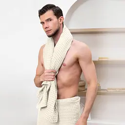 Рушник вафельний Cosas Biscuit Greek Waffle 35х75 см (Towel_05Biscuit_GreekWaffle_35x75) - мініатюра 7