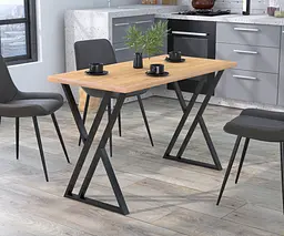 Обідній стіл Уолес Loft Design (Дуб Крафт золотий)