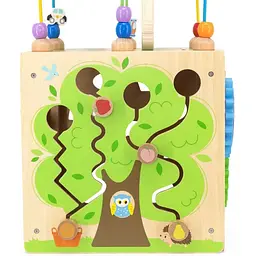 Бізікуб Viga Toys 5 в 1 дерев'яний (44591) - мініатюра 3