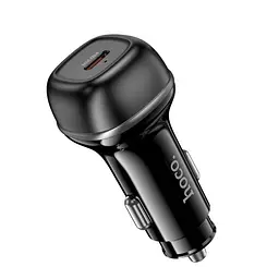 Автомобільний зарядний пристрій HOCO Z58 Rank single port PD30W car charger чорний - мініатюра 2