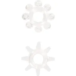 Набір ерекційних кілець Toy Joy Power Stretchy Rings 2 шт. прозорий