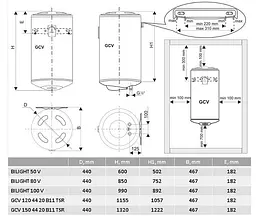 Водонагрівач Tesy GCV 1504420 B11 TSR (6878557) - мініатюра 7
