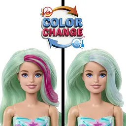 Лялька-сюрприз Barbie Кольорове перевтілення Таємниці моря в асортименті (HRK12) - мініатюра 5