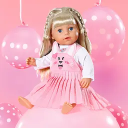Одяг Baby Born Сукня з зайчиком для ляльки 43 см (832868) - мініатюра 4