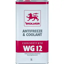 Антифриз WOLVER ANTIFREEZE & COOLANT CONCENTRATE WG12+ червоний 5л - мініатюра 1