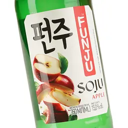 Соджу FUNJU Apple 15% 0.35 л  - мініатюра 5