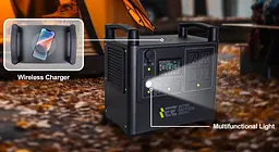 Портативна зарядна станція IEETek Singo2000 Pro LiFePO4, 1920 Вт/ч 2000 Вт (Singo2000 Pro) - мініатюра 9