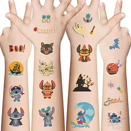 Набір тимчасових тату "Ліло та Стіч №2" Fresh Tattoo lilo-stich-tattoo-2-1, 10 штук, розмір 12 х 7 см - мініатюра 4