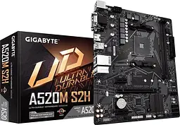 Материнська плата GIGABYTE A520M S2H (A520M S2H) (Socket AM4, AMD A520, Micro-ATX) - мініатюра 3