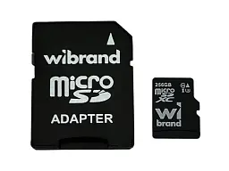 Карта пам'яті Wibrand microSDXC 256 GB (WICDHU3/256GB-A)