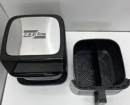 Професійна фритюрниця Zepline ZP-211 з двома тенами та об'ємом 14 л для дому та бізнесу Чорна - мініатюра 6