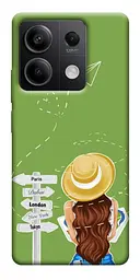 Чохол Demsky Travel girl для Xiaomi Redmi Note 13 5G