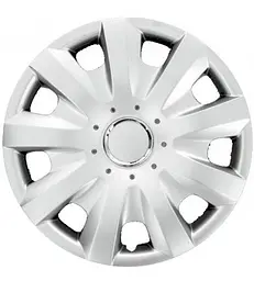 Ковпак колеса з емблемою Toyota SKS321 R15 сірий з логотипом на вибір 4 шт