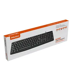 Клавіатура Meetion K200 USB UA Black (MT-K200-A-RUA) - мініатюра 3