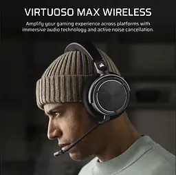 Навушники Corsair бездротова ігрова гарнітура Virtuoso Max (CA-9011372-WW) - мініатюра 3