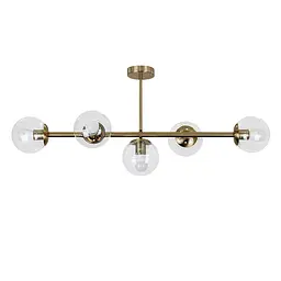 Люстра стельова Levistella 7529906-5 BRZ+CL