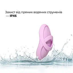 Смарт-вібратор для клітора Svakom Echo 2 Pink Lilac, підігрів до 38 °C, знімна насадка на палець - мініатюра 8