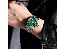 Чоловічий наручний годинник PD-1661 Silver-Green Pagani Design acs0031147 - мініатюра 9