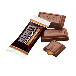 Шоколадні цукерки Hershey's Zero Sugar Caramel Filled Chocolate Candy з карамельною начинкою 144г - мініатюра 3