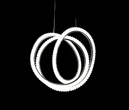 Люстра стельова LED Splendid Ray LF9805/1, 144W, золото/білий, сучасний стиль для дому - мініатюра 2