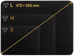 Килимок для мишi Yenkee YPM 47 Gaming pad SPEED TOP L (7090595) - мініатюра 4