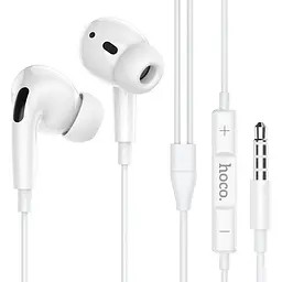 Дротові навушники Hoco M1 Pro, 3.5mm, 1.2m, Білий - мініатюра 2