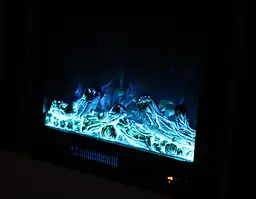 Електричний камін Fireplace Craftsman Tokado White Bluetooth звук потріскування дров (10080122) - мініатюра 2