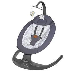 Крісло-гойдалка Lionelo Ralf Grey White (LO-RALF GREY WHITE)