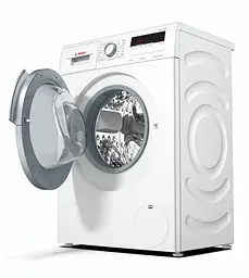 Пральна машина Bosch фронтальна WLL24167UA - 45 см./6.5кг./1200 об/дисплей/A/білий (WLL24167UA) - мініатюра 2
