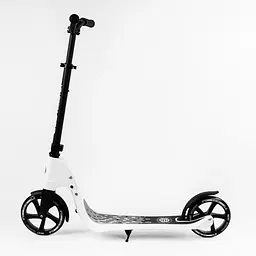 Самокат Best Scooter 92х48х104 см Чорно-білий 000231607 - мініатюра 3