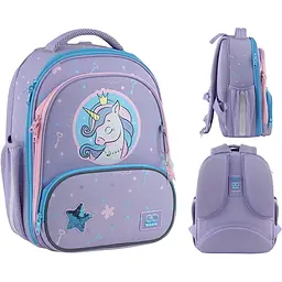 Рюкзак GoPack Education каркасний 597M-3 Fairytale Unicorn (GO25-597M-3) - мініатюра 2