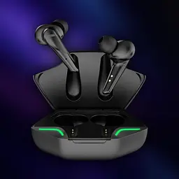 Ігрові навушники бездротові TWS X15 Pro Black (16080) - мініатюра 2