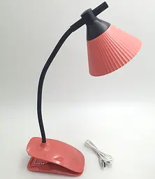 LED-лампа 4 W, сенсорна, світлодіодна, гнучка, 28 см, настільна, на прищіпці WinBoss YD03, рожева