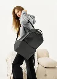 Жіночий рюкзак Sambag ZARD DART чорний 44 x 31 x 15 см (25523301) - мініатюра 3