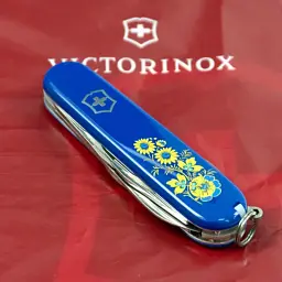 Ніж Victorinox Spartan Ukraine Blue "Квіти" (1.3603.2_T1050u) - мініатюра 2