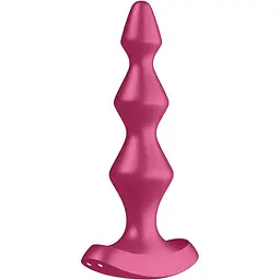 Анальний стимулятор-намистини з двома моторами Satisfyer Lolli-Plug 1 Berry - мініатюра 3